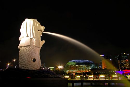 merlion singapore city