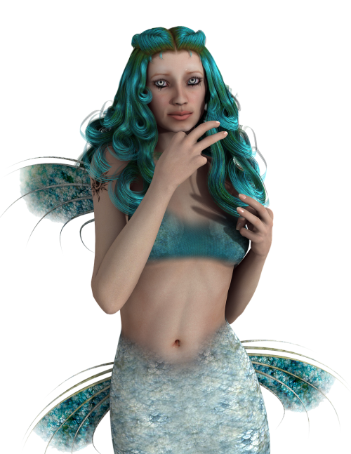 mermaid girl woman