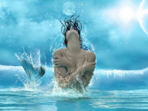 mermaid siren desktop wallpaper