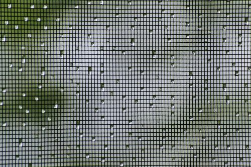 mesh fly screen rain