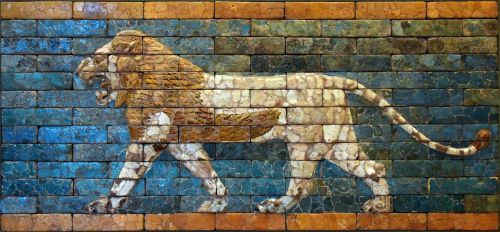 mesopotamian lion babylon