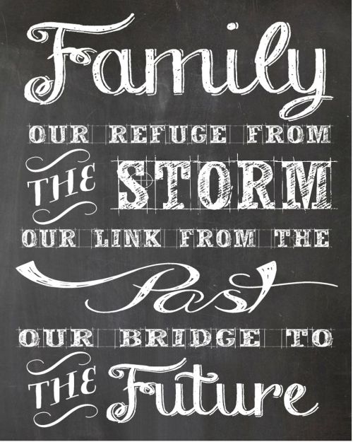 message family calligraphy