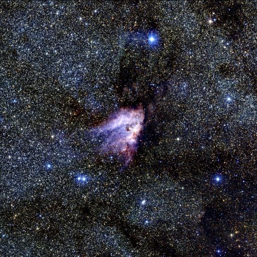 messier 17 nebula space