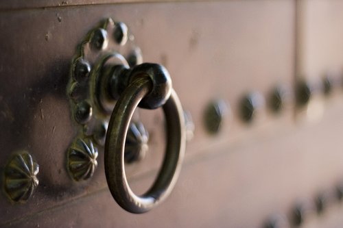 metal  door knocker  knocker