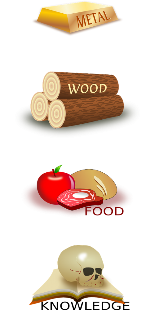 metal wood food