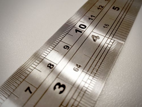 metal ruler metal measures