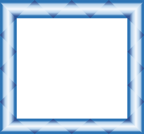 metallic blue frame