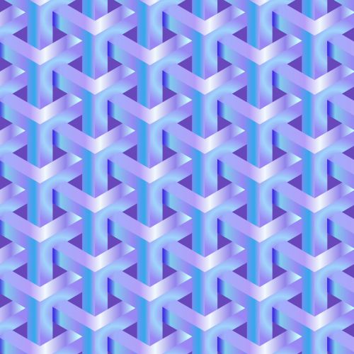 Metallic Blue Geometric Background