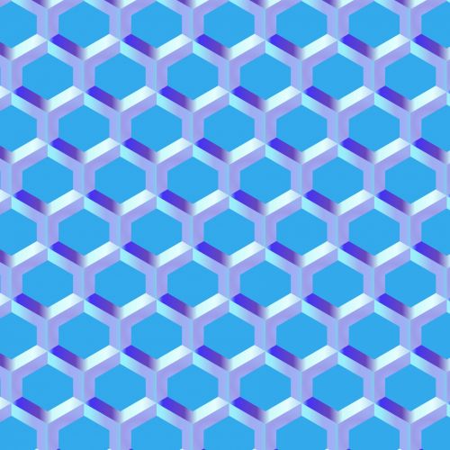 Metallic Blue Geometric Texture