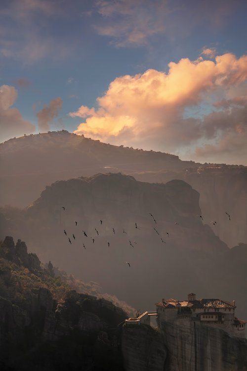 meteora  greece  monastery