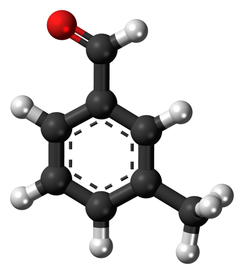 methylbenzaldehyde molecule aromatic