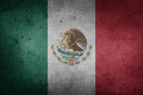 mexico flag grunge