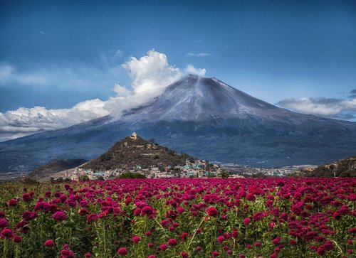 mexico  volcano  popocatepetl
