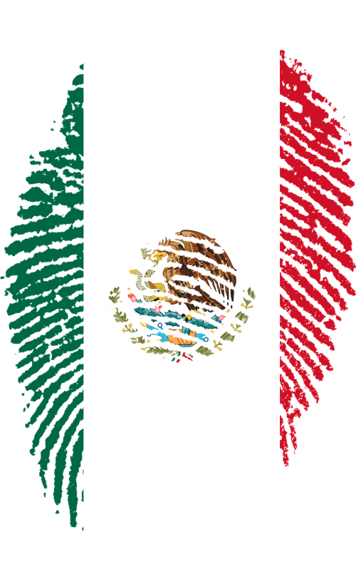 mexico flag fingerprint