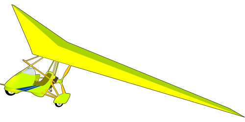 microlight fly plane
