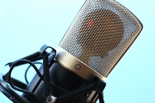 microphone recording audio
