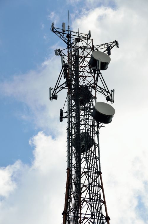 microwave tower communication tower