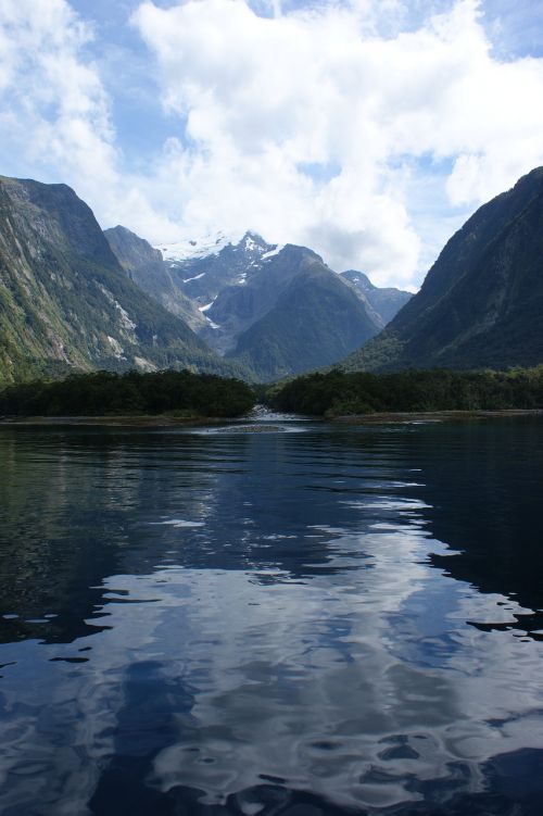 milford sound new zealand reflections