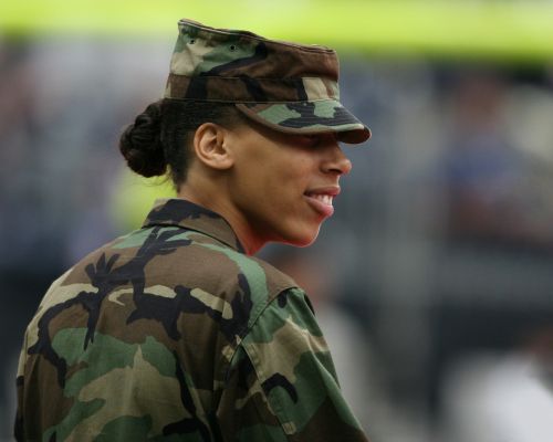military woman female