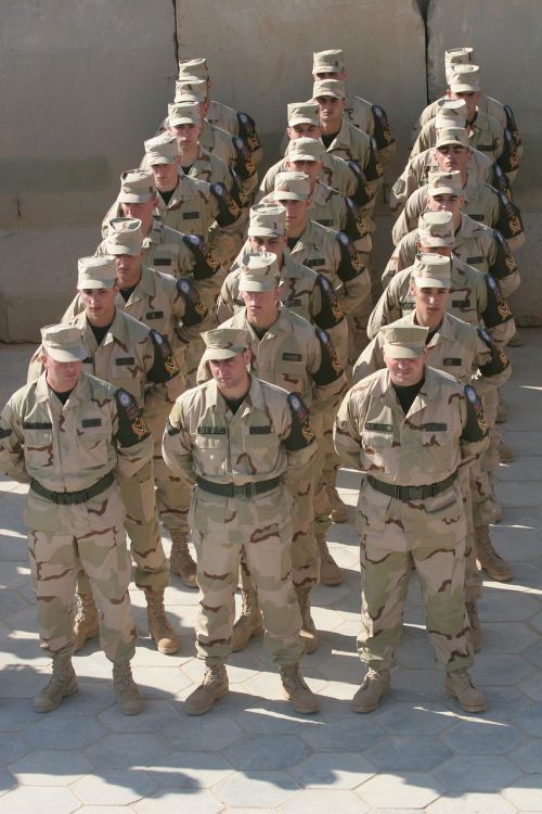 military troop troops