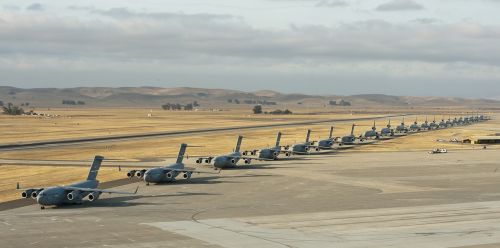 military jets runway training