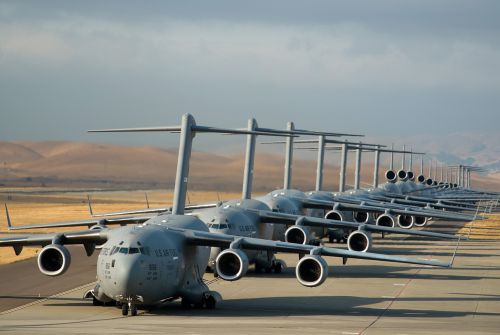 military jets runway usa