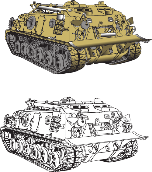 military vehicle tank m88
