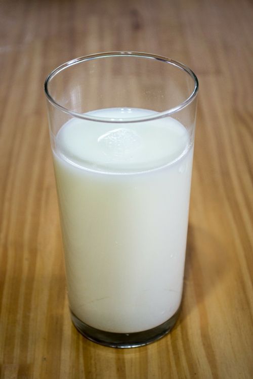 milk glass of milk calcium