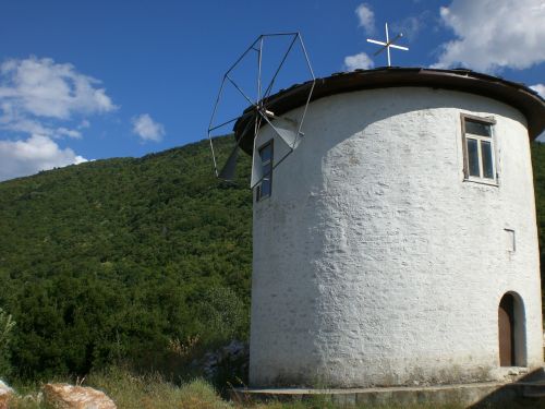 mill windmills greece