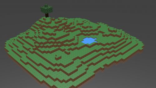 minecraft island blender