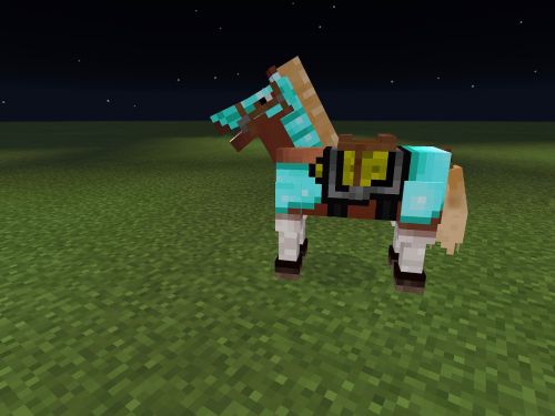 minecraft pixel art horse