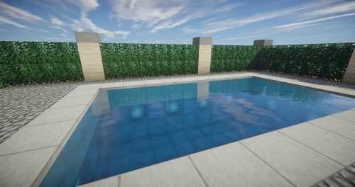 minecraft pool architecture