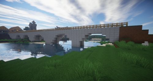 minecraft bridge river