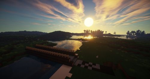 minecraft bridge river