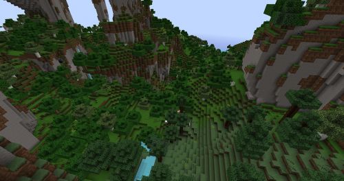 minecraft world forest