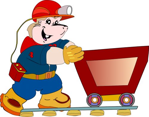 miner trolley worker