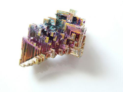 mineral iridescent bismuth