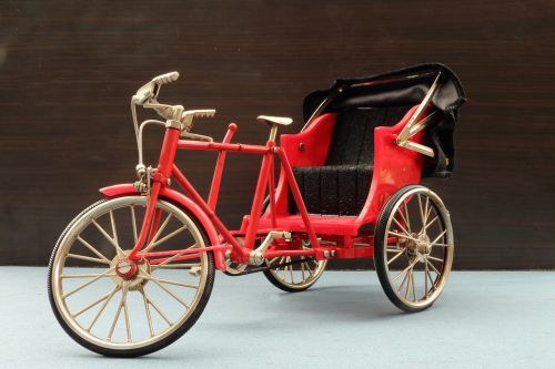 miniature rickshaw bike