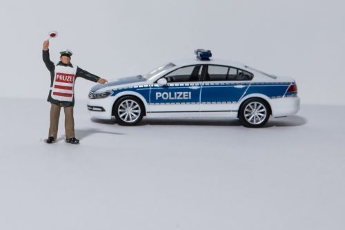 miniature photography police crime