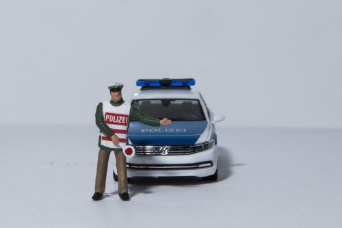 miniature photography police crime