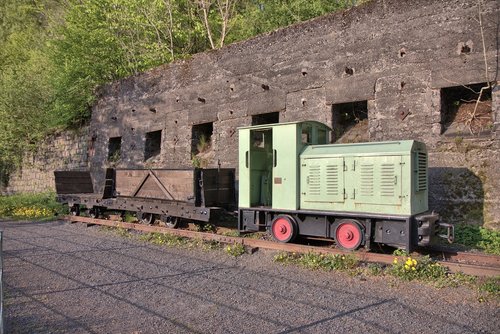 mining railway  loco  towing vehicle