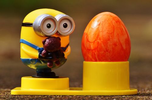 minion easter egg cups