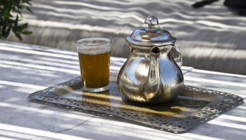 mint tea morocco teapot