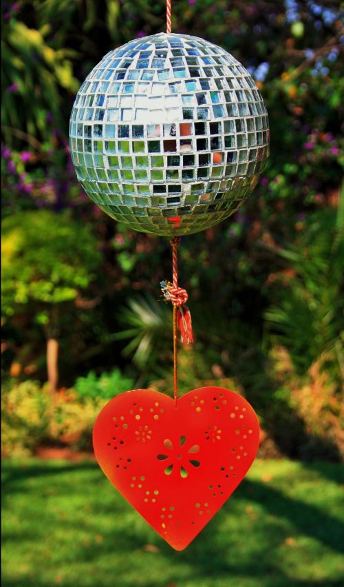 Mirror Ball And Red Heart