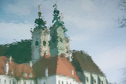 mirroring water church