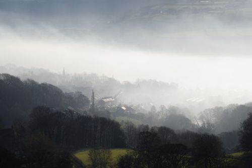 mist fog valley