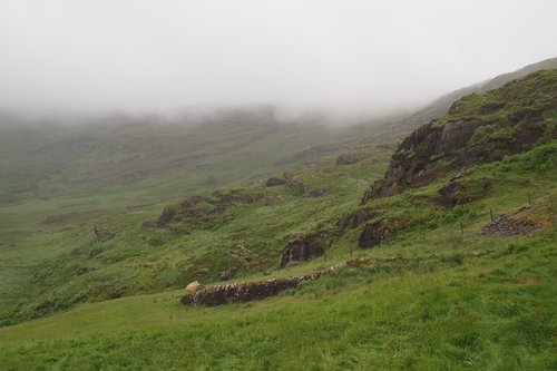 mist  mountain  hill