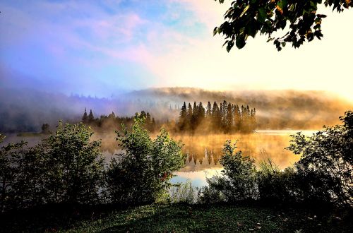 mist lake colors