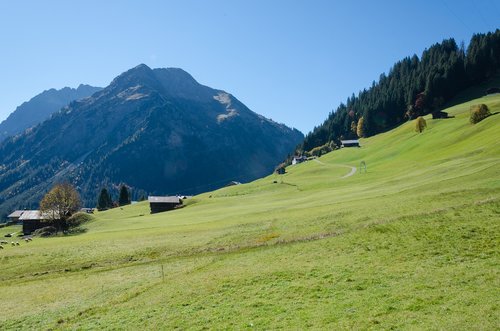 mittelberg  austria  trail