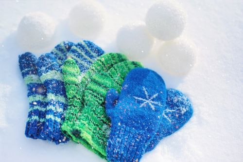 mittens kid's mittens snowballs